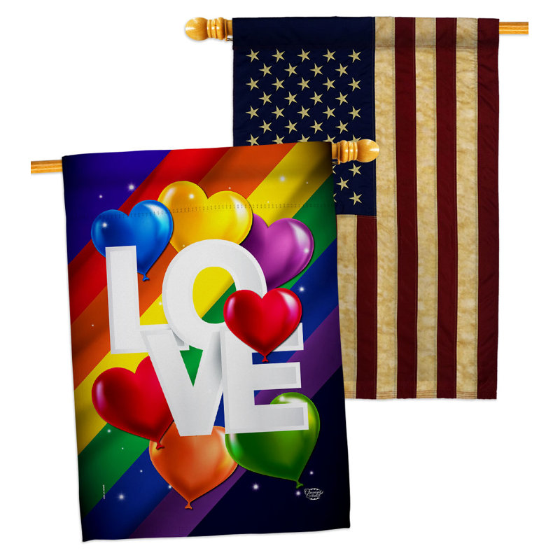 Double Sided 40'' H x 28'' W Polyester Kwanzaa House Flag