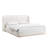 Henry Boucle Upholstered Platform Bed With Headboard & Wooden Slats-118692276-118692280