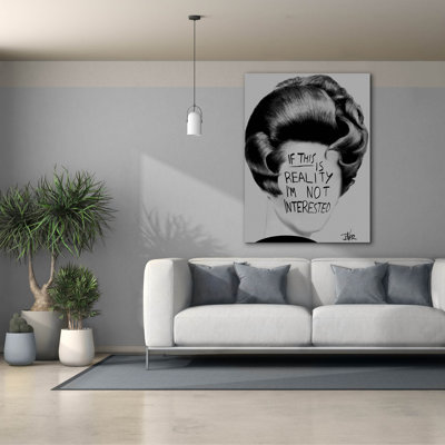 «Epic Graffiti» «Reality» par Loui Jover, art mural sur toile