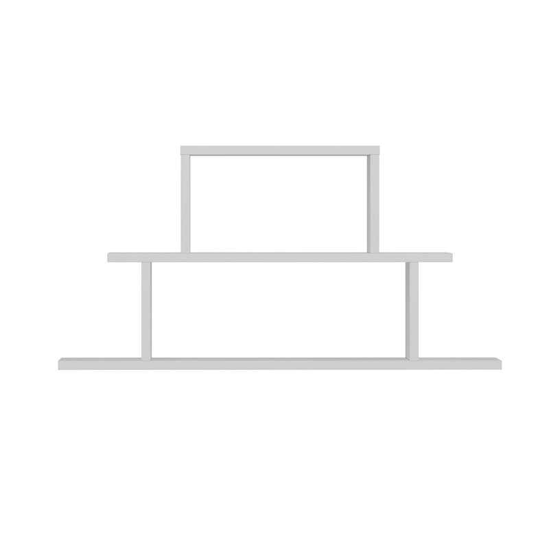 Locelso Floating Shelf, White