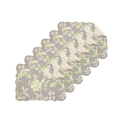 Julia Reversible Quilted Placemats Set of 6