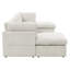 Canapé modulaire de coin avec repose-pieds Annai-1162151138