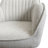 Modern Upholstered Dining Armchair with Channel Tufted Back-656215590