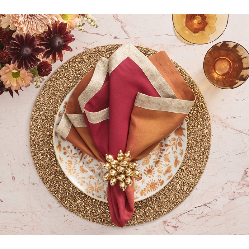 Jubilee Napkin Ring, Gold