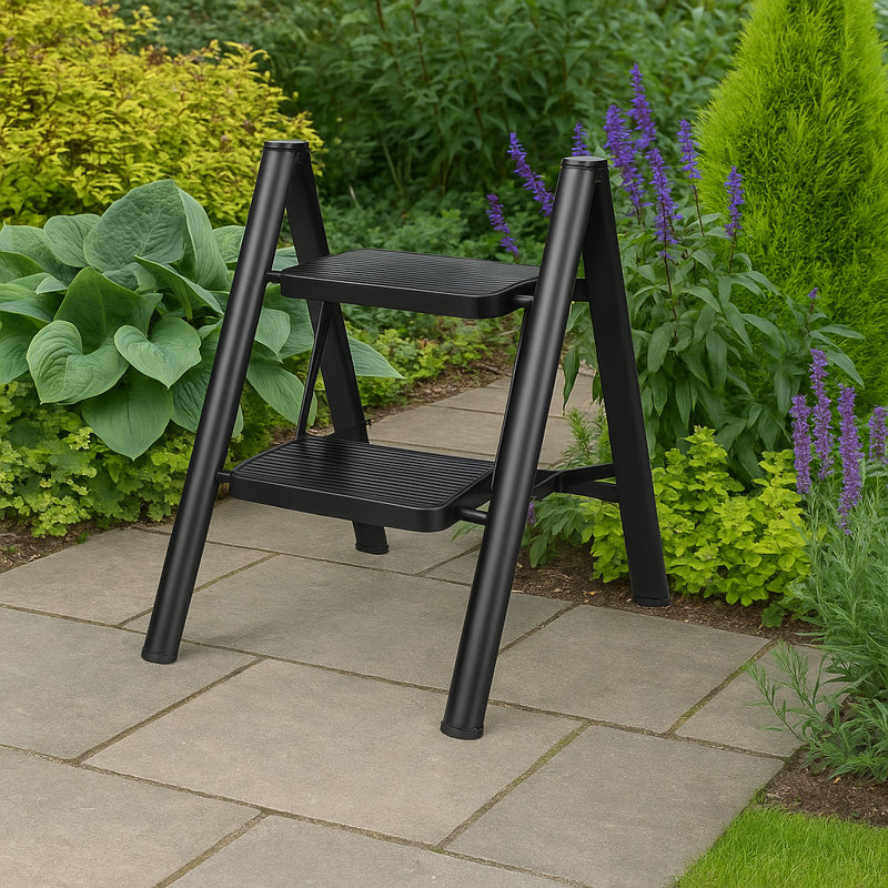2-Step Steel Folding Step Stool Ladder