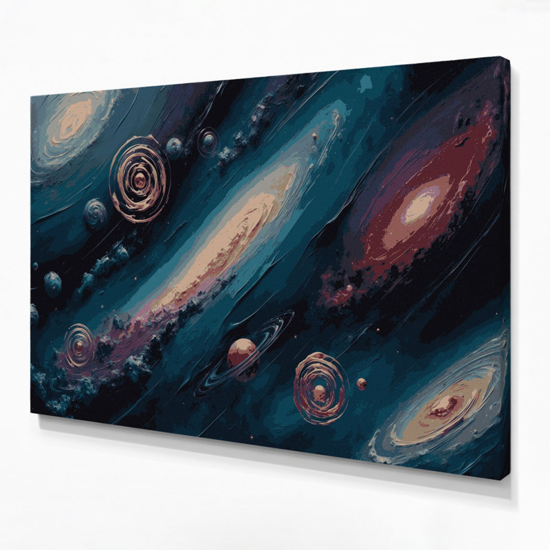 Art mural sur toile Botanical Cosmos, H 20 po x l 30 po