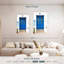 Porte d'entrée bleu foncé Lilie-108548748