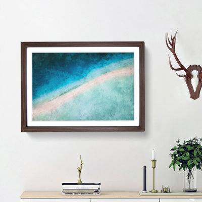 Kaafu Atoll Beach in the Maldives - Picture Frame Painting Print