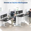 Structure de bureau électrique à moteur simple-49297877