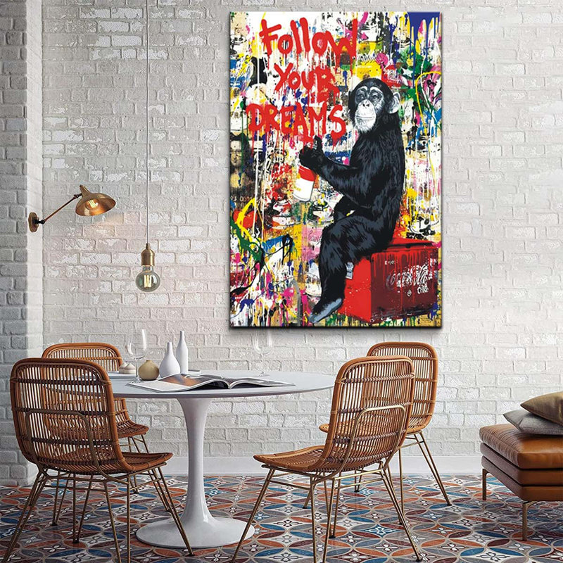 Canvas Art For Living Room Office Wall Decor Home Decoration Framed Ready To Hang., 90 cm H x 60 cm W