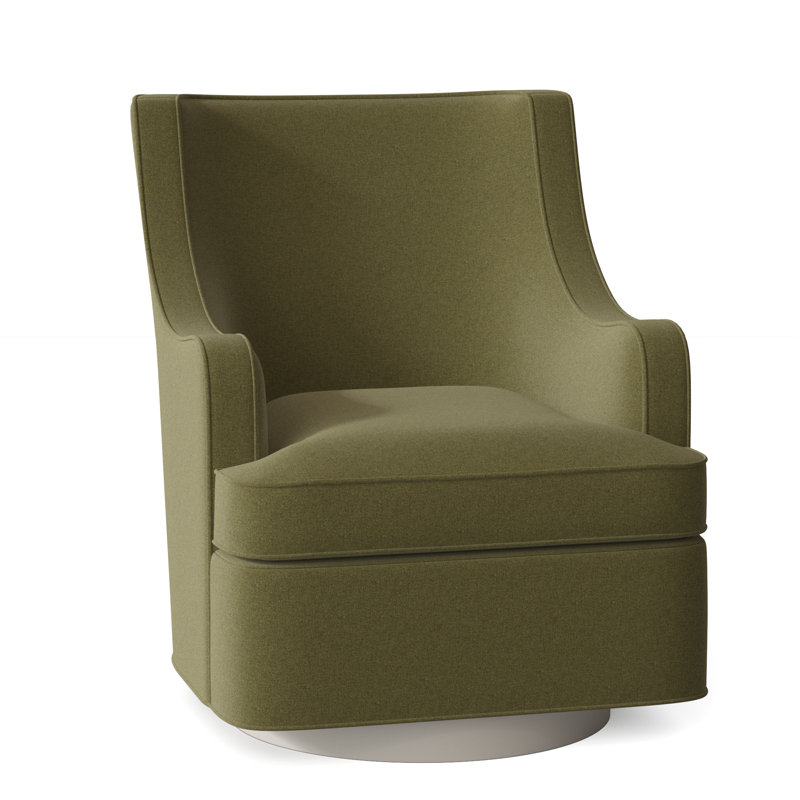 Fauteuil pivotant l 29,5 po Libby Langdon, 8789 Polyester sauge