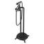 Robinet de baignoire sur pattes, robinets de baignoire autoportants avec douche à main, ensemble de douche de robinet de baignoire en bronze huilé rétro avec bec rotatif à 360 ° et tuyau long de 59 pouces pour les baignoires