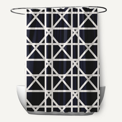 Pflugerville Geometric Shower Curtain