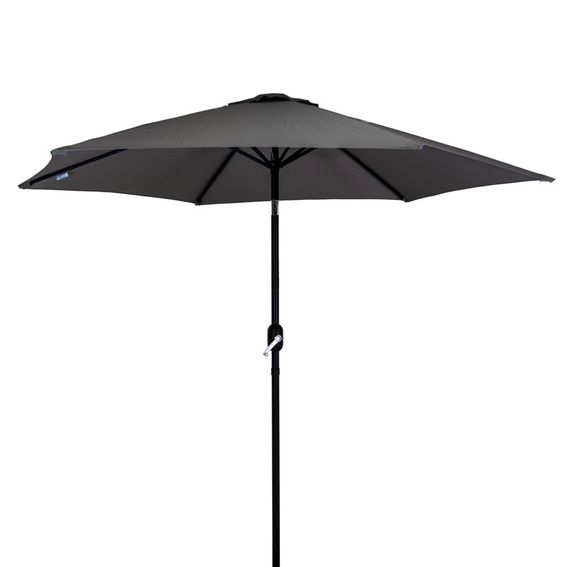 Aaden 270cm Market Parasol, Grey