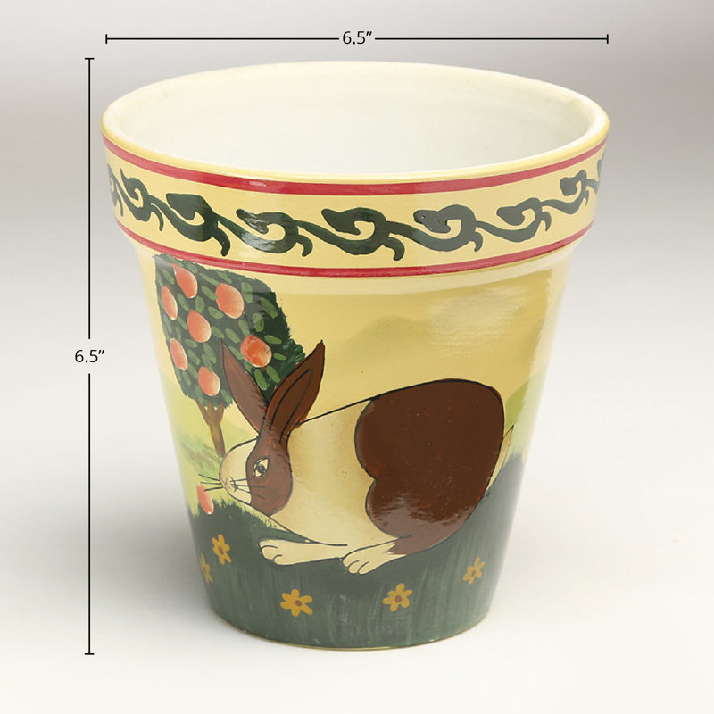 Gagliano Hand Painted Ceramic Pot Planter