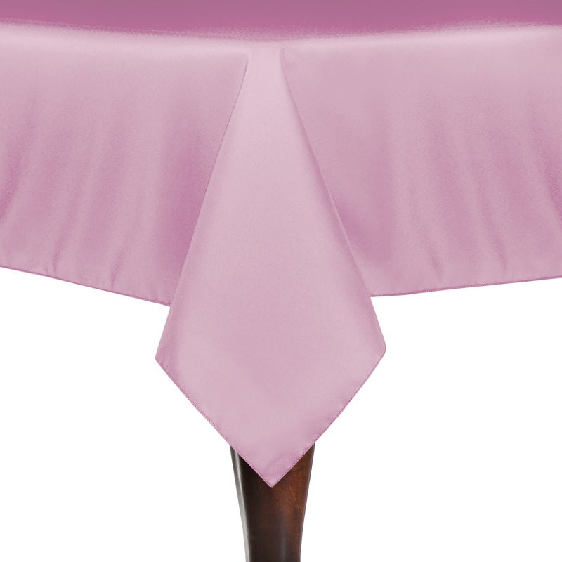 Solid Color Square Tablecloth, 90" x 60", 2, Pink Balloon