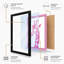 Pink Giraffe Modern - Framed Print-116603159-116603157