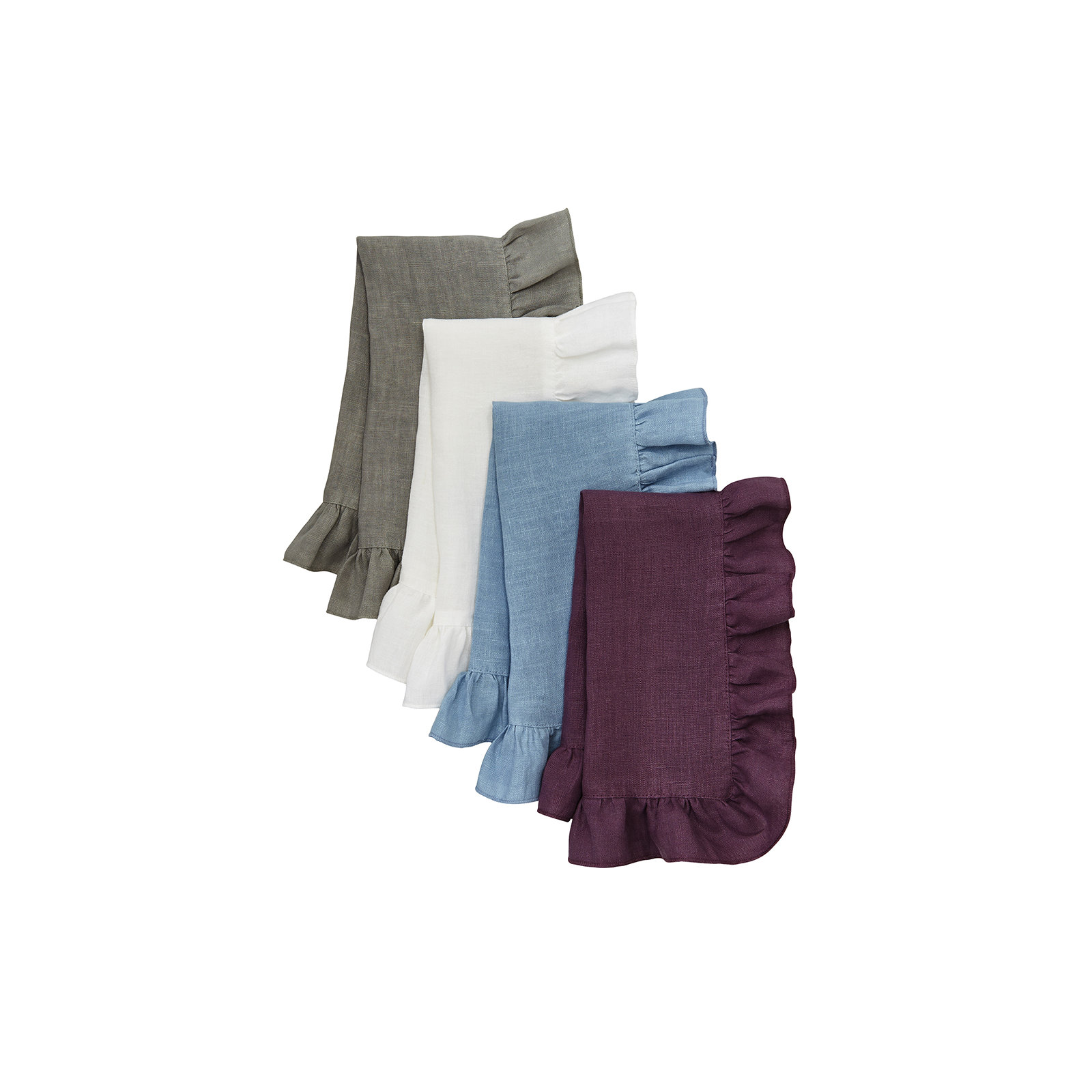 Lucca Napkins Baby Blue, Gray