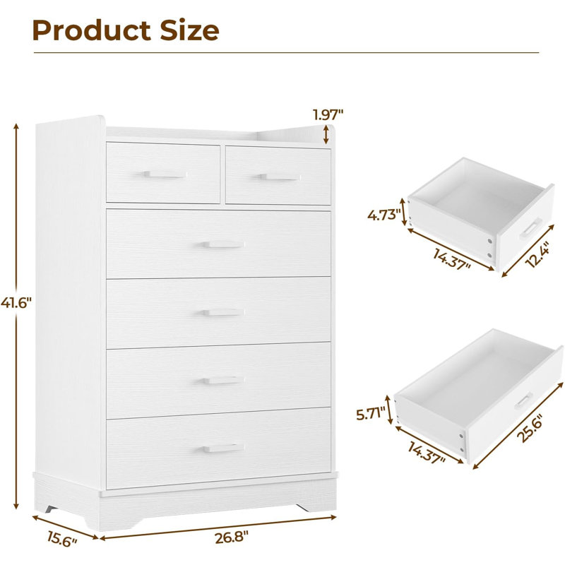 Noby Dresser, White