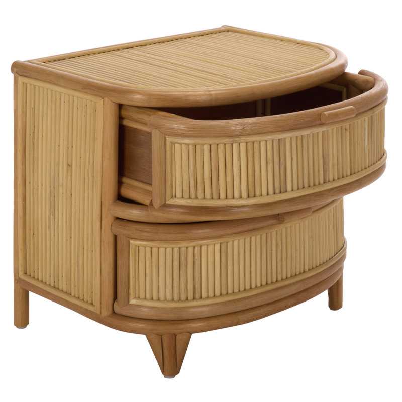 Table de chevet 2 tiroirs Ellena