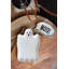 SET OF TWO "BOO" GHOST CERAMIC SERVING PLATTERS