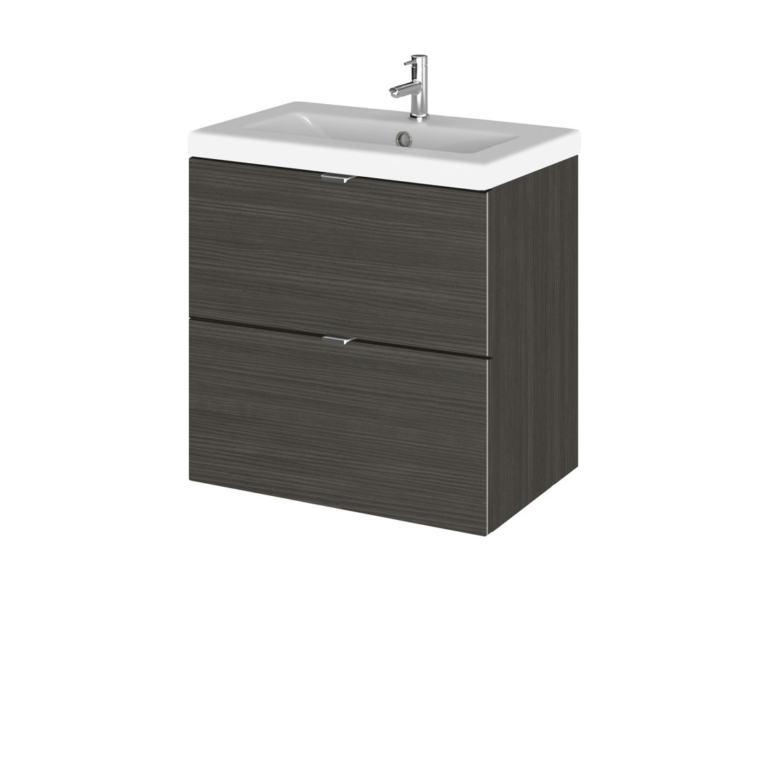 Fusion 500mm Single Bathroom Vanity with Integrated Vitreous China Basin