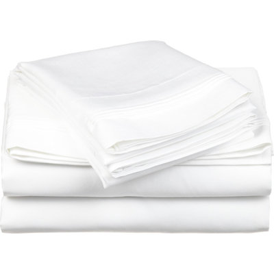 Aniello Cotton Blend 600 Thread Count Deep Pocket Bed Sheet Set