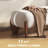 59.8'' White Linen Bedroom Bench