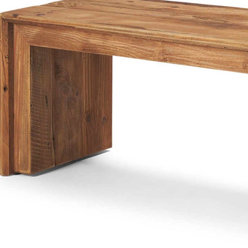 Kazia Rectangular Recycled Wooden Bench