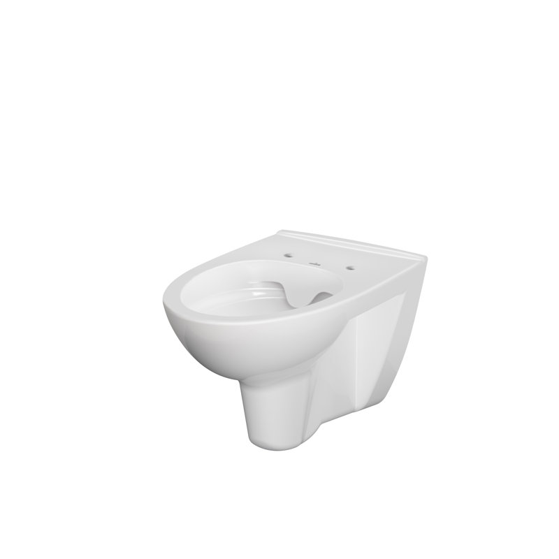 Cersanit 5L LPF Round Wall Mounted Wall Hung Toilets (Seat Included)