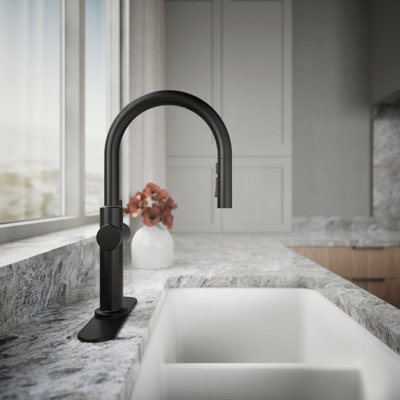 Crue Touchless Pull-Down Kitchen Sink Faucet with Three-Function Sprayhead