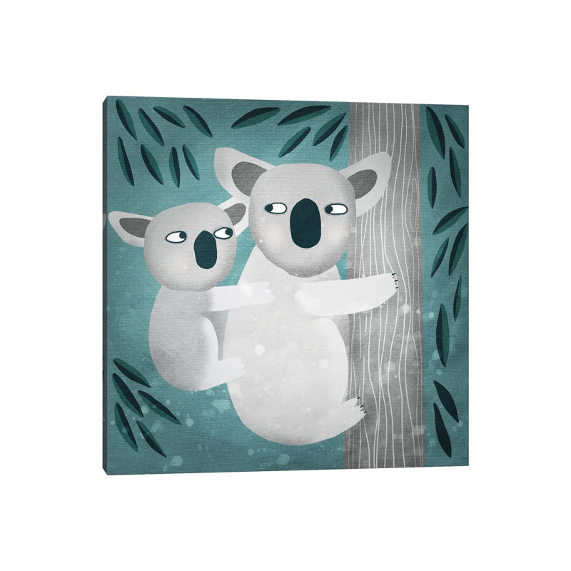 Koala 1 Piece Wrapped Canvas Wall Art, 45.72 cm H x 45.72 cm W x 1.91 cm D