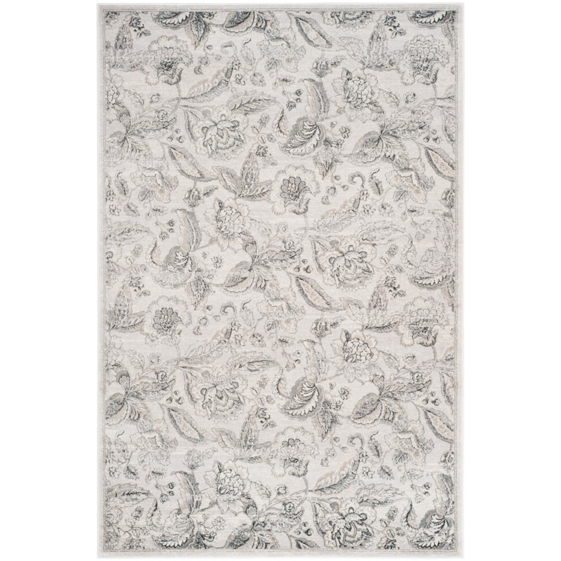 Carnegie Performance Floral Rug, Rectangle 5'1" x 7'6"