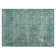 Machine Washable Indoor/Outdoor Xhevrie Teal Rug