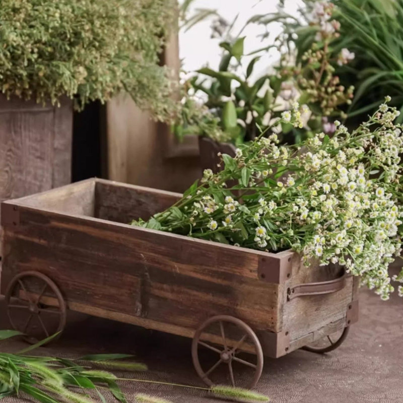 Boîte à fleurs en bois