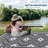 Waterproof Reversible Outdoor Rug – Vintage Geometric Plastic Straw Mat – UV Resistant, Easy to Clean – Large Carpet for Patio, Deck, RV, Camping, Beach – Gray, 9x12ft (274x360cm)-935579443-935579446