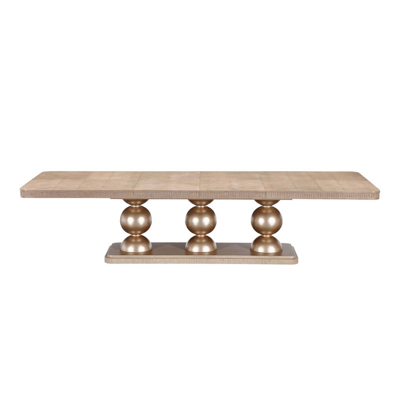 West Kensington Rectangular Dining Table, Medium Yellow Wood