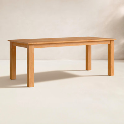 Echols 80" Teak Patio Dining Table
