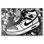 «Shiny Black City Sneaker», impressions sur toile par Notoriart