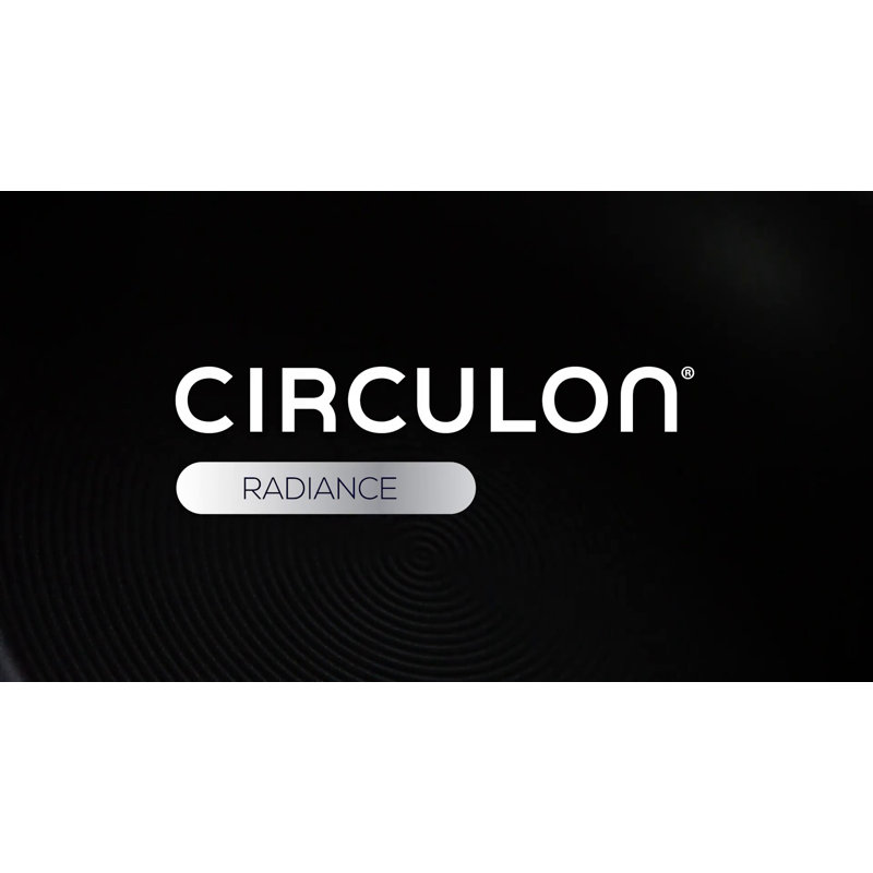 Circulon Radiance 10-Quart Gray Hard-Anodized Aluminum Stockpot