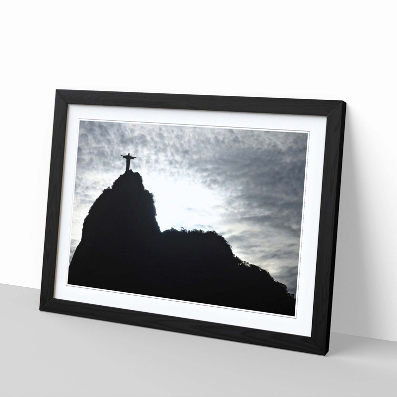 Single Picture Frame Print, Black