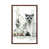 Classic Brown Wood Framed Canvas