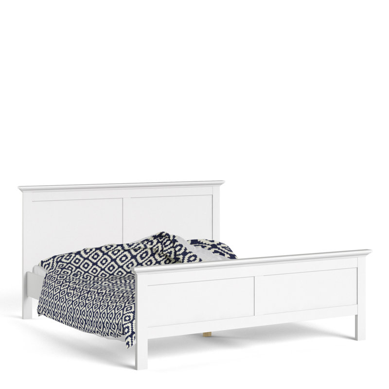 Woodburn Bed, Super King (6'), White