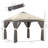 Outsunny 10' X 10' Pop Up Canopy Tent With Netting, Instant Tents For Parties, Height Adjustable, With Wheeled Carry Bag And 4 Sand Bags For Outdoor, Garden, Patio-123312207