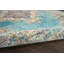 Tapis oriental bleu clair / ivoire Abbate-1355202562