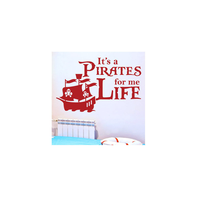 Non-Wall Damaging Wall Decal, Large, Aqua Green