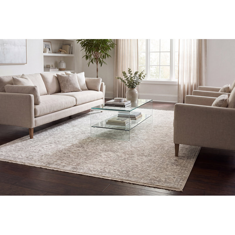 Gadberry 17553-990 GRIS / GRIS FONCÉ, Rectangle 2 pi 7 po x 4 pi 11 po