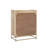 Dunster Genuine Marble Top Cabinet With Interior Wine Rack-70391761