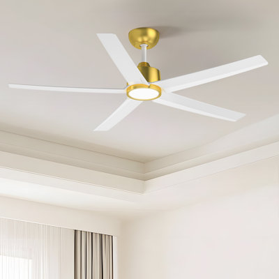 52" Emileo Ceiling Fan with LED Lights