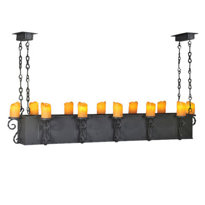 Alfreda 12 - Light Dimmable Tiered Chandelier
